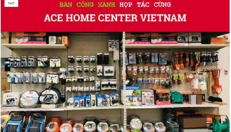 Ban Công Xanh hợp tác cùng Chuỗi cửa hàng bán lẻ ACE đầu tiên tại thị trường Việt Nam