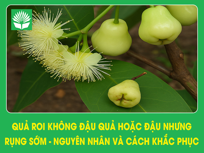 Quả roi không đậu hoặc đậu nhưng rụng sớm – nguyên nhân và cách khắc phục hiệu quả