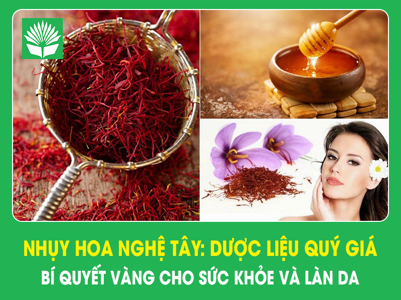 Nhụy hoa nghệ tây: Dược liệu quý giá, bí quyết vàng cho sức khỏe và làn da