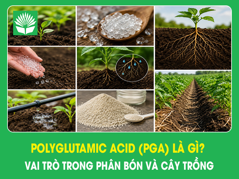 Polyglutamic Acid (PGA) là gì? Vai trò trong phân bón và cây trồng