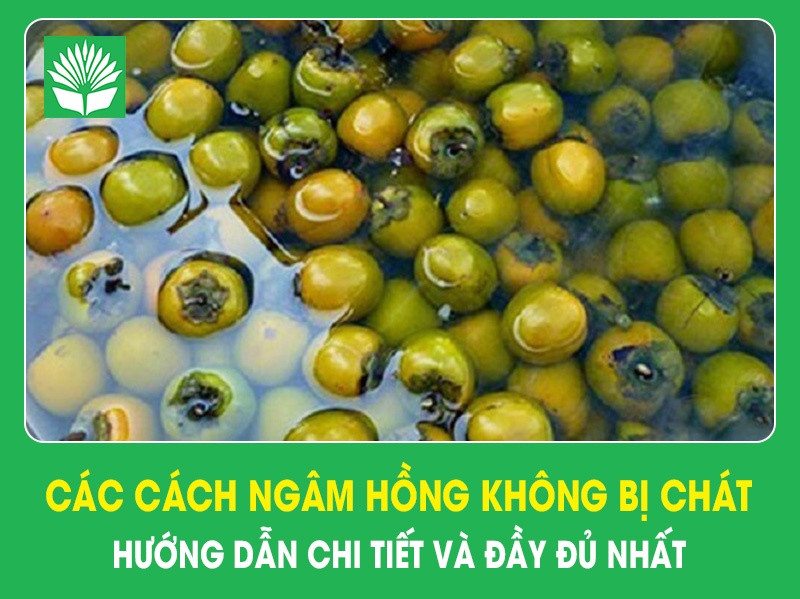 Các cách ngâm hồng không bị chát: Hướng dẫn chi tiết và đầy đủ nhất