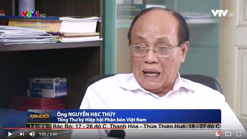 Ông Nguyễn Hạc Thúy - Tổng thư ký hiệp hội phân bón Việt Nam