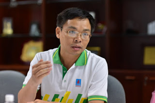 Ông Đặng Hữu Thắng - phó ban Tiếp thị truyền thông PVFCCo phát biểu trong buổi tọa đàm Phân bón giả