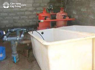 Bể chứa nước và phân bón