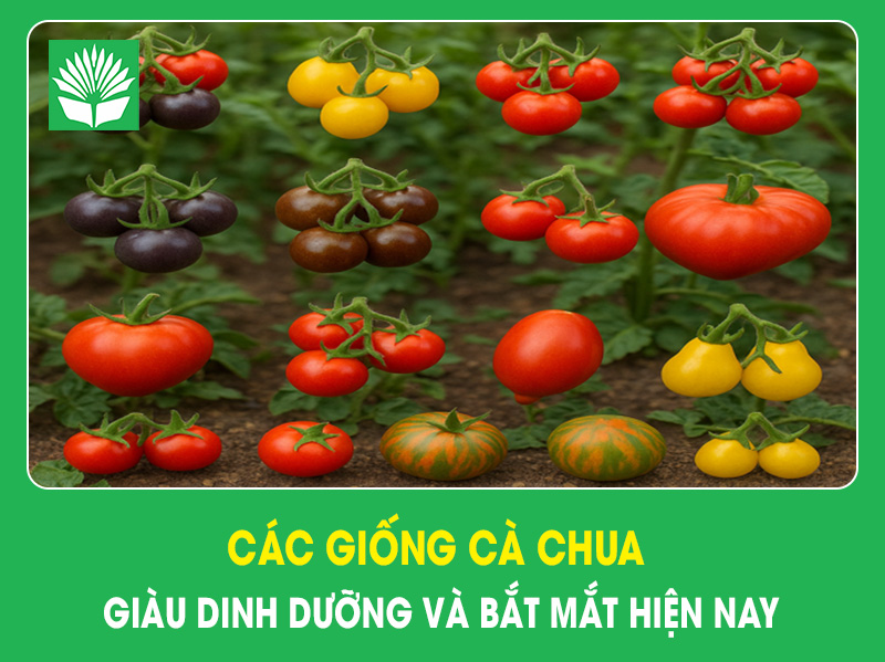 Các giống cà chua giàu dinh dưỡng, bắt mắt và phổ biến hiện nay