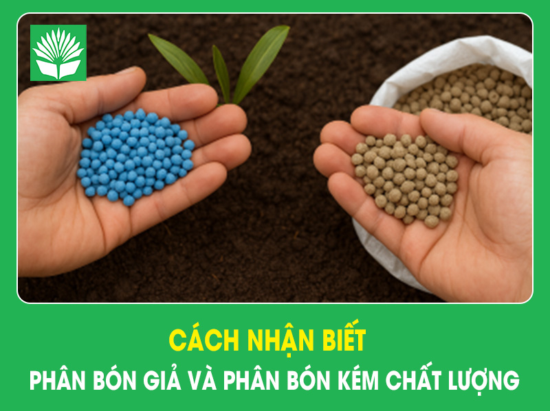 Cách nhận biết phân bón gải và phân bón kém chất lượng