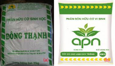 a. Phân hưu cơ sinh học - b. Phân hữu cơ vi sinh